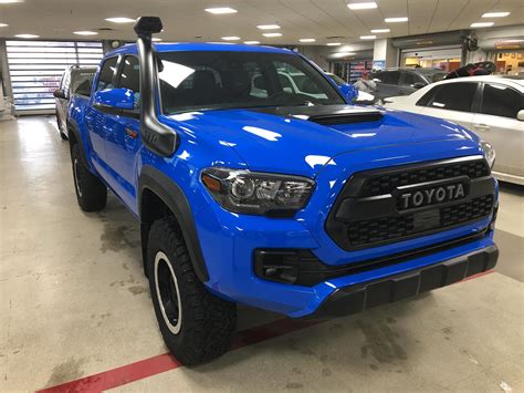 Voodoo blue tacoma. Additional Toyota paint colors may be available, especially interior, trim and wheel colors. Try searching other Toyota Tacoma years or Submit a color request. Need paint for another vehicle? Find it here. Buy Voodoo Blue 8T6 Touch Up Paint for Your 2019 Toyota Tacoma. Voodoo Blue 8T6 is available in a paint pen, spray paint can, or brush ... 