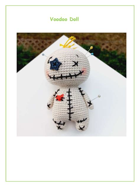 Voodoo doll pdf.  It describes how to stuff This document explains how...