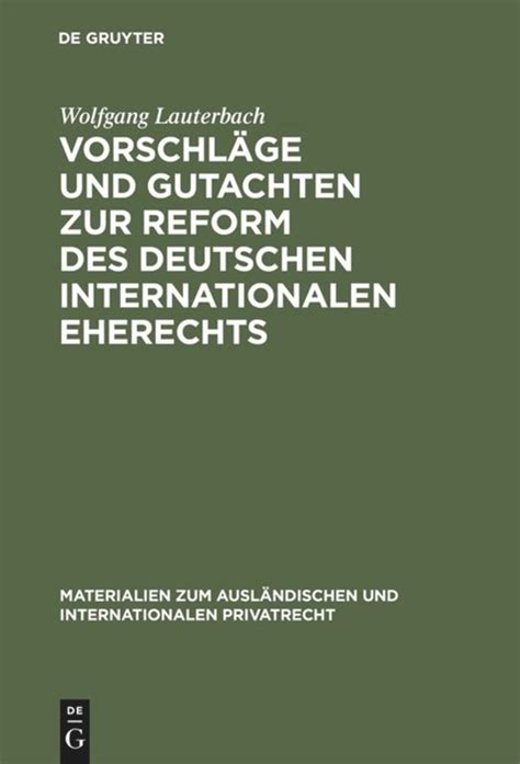 Vorschläge und gutachten zur reform des deutschen internationalen eherechts. - Manual de usuario de ford f150 1982.