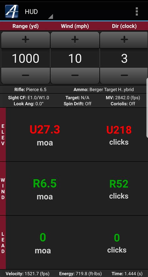 Vortex ballistics calculator app.  Combine the functionality of a balli...