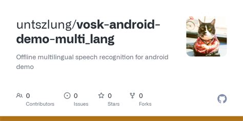Vosk demo github. Vosk-Browser Speech Recognition Demo Select a language...