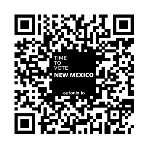 Vote by QR Code in New Mexico QR Code to Voter Registration by State