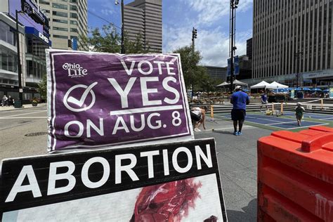 Voters in Ohio reject GOP-backed proposal that would have made it tougher to protect abortion rights