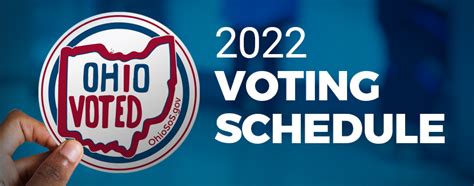 Voting Schedule Ohio Secretary of State