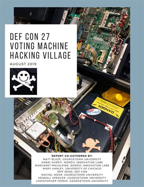 Voting Village at DEF CON 27 - DEF CON Forums