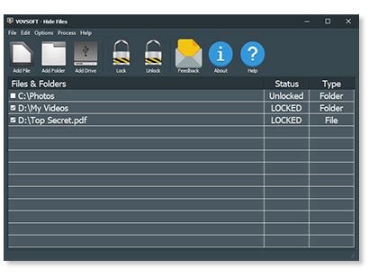 VovSoft Hide Files 6.0 with Crack