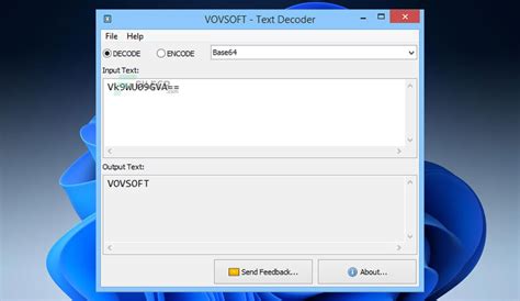 VovSoft Text Decoder And Encoder Free Download