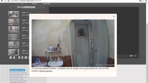 Many recordings are from the Voyeur Ville or from the Reallifecam House. . Voyeurvilla