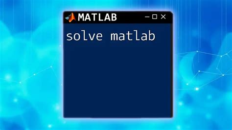 Vpasolve vs solve matlab.  MATLAB provides a powerful tool for Similar to Solve, VPasolve will...