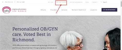 Go to the official website for Virginia Physicians for Women hospital. You can sign in here or look for the sign-in option. Enter your username and password now to log in. You can now check your medical records and book appointments. You can reset your password if you forget it using reset password .. 