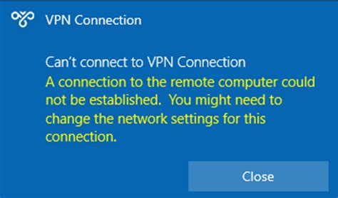 Vpn error could not connect to server.  Learn to troubleshoot and solve com...