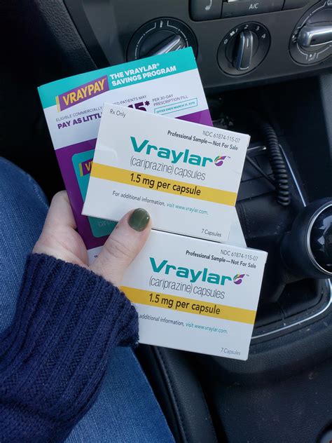 Vraylar reddit. Recommended Dosage In Schizophrenia. The starting dosage of VRAYLAR is 1.5 mg once daily. The recommended dosage range is 1.5 mg to 6 mg once daily. The dosage can be increased to 3 mg on Day 2. Depending upon clinical response and tolerability, further dose adjustments can be made in 1.5 mg or 3 mg increments. 