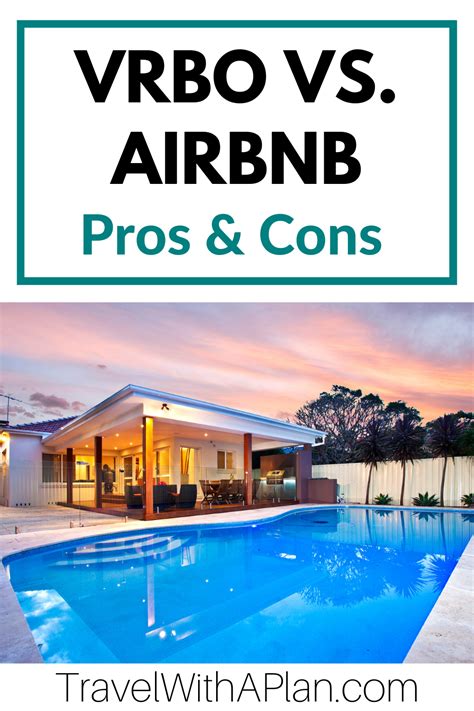 Vrbo vs airbnb. Many hotel properties are located near city centers, close to the action but also likely to be busy and noisy at all hours. Many Airbnb properties, on the other hand, are situated in the suburbs, further away from the city but also far quieter. When choosing a place to stay you will need to weigh the pros and cons carefully. 