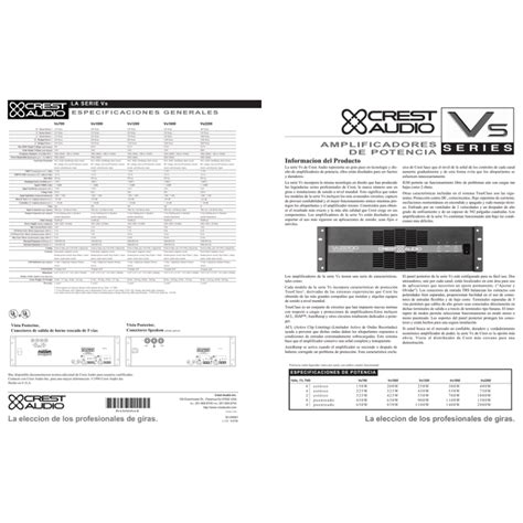 Vs Spec Sheet Lat