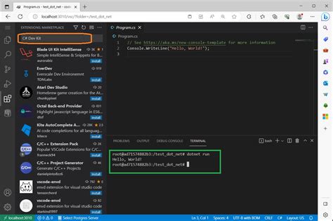 Vs code dev. NET support by installing the C# Dev Kit extension.  The top pick for Java ...