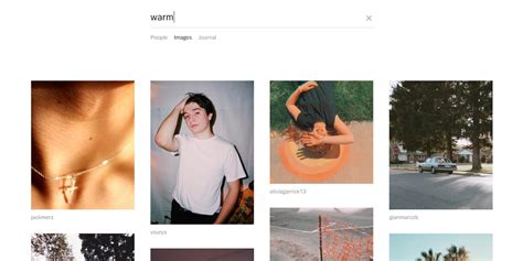 Search by username to discover original content from the VSCO community. 