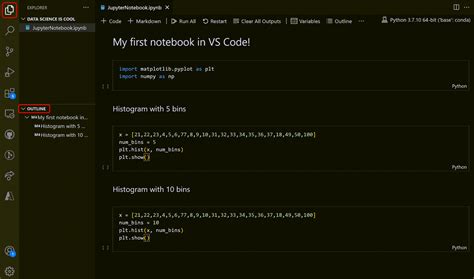 Vscode jupyter notebook interrupt not working. 7. The interrupt button...