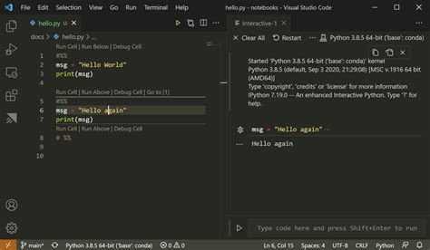 Vscode jupyter notebook interrupt not working. ipynb files) Interactive Window and/or Cell ...