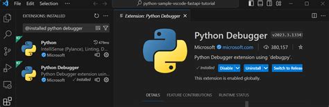 Vscode python debugger environment variables.  This means when I open a terminal Discov...