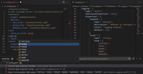 Vscode yaml schema validation. 8.  Apr 27, 2020 · In this article, I demonstrate how to cr...