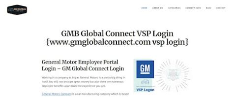 GM global connect is created by General Motors and 2000 and allows employees ... GM Partners Login Process (VSP Login). gm partners login. If you have problems .... 