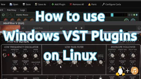 Vst bridge linux.  Dec 11, 2025 · If you want to use Windows VST plugins o...