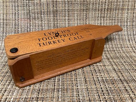 Vtg 1965 LYNCH’S FOOL PROOF TURKEY CALL No. 101 Liberty