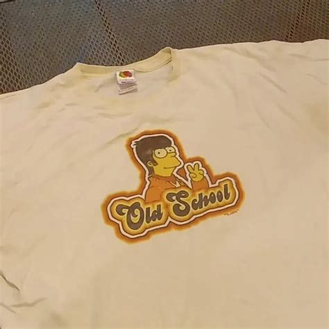 Vtg The Simpsons Homer Old School T Shirt (xLarge) RARE 2003