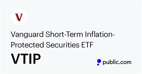 Vtip etf. April 19, 2023, at 3:28 p.m. 7 Best ETFs to Fight Inflation. Inflation can wreak havoc on consumers, who lose purchasing power when the price of food, utilities and energy increase steadily. The ... 