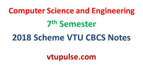 Vtu notes by sri 7th sem cse cbcs.  Our collection includes high-quality module-wis...