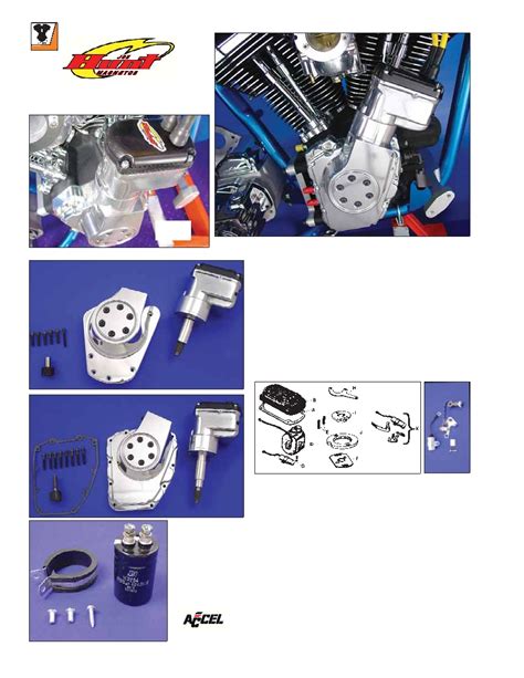 V-Twin Mfg. accepts no responsibility for improper installation. Installation Instructions: Assemble in the order shown in the illustration below. Be sure .... Vtwin mfg