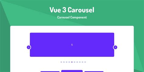 Vue 3 carousel codepen.  It provides data-reactive components with a s...
