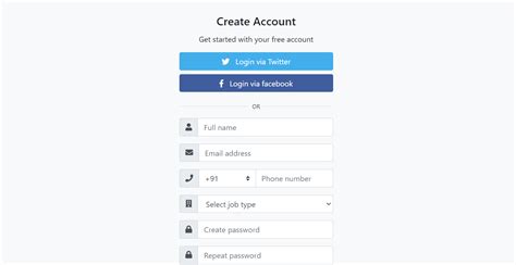 Vue User Registration Form Code Snippet Therichpost