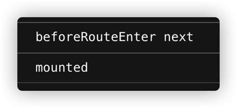Vue beforerouteenter vs mounted.  It's also just faster and more respons...