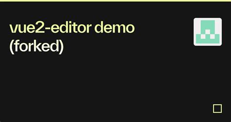 Vue2 editor demo.  HTML editor using Vue.  UI Components > Rich Text Editing ...