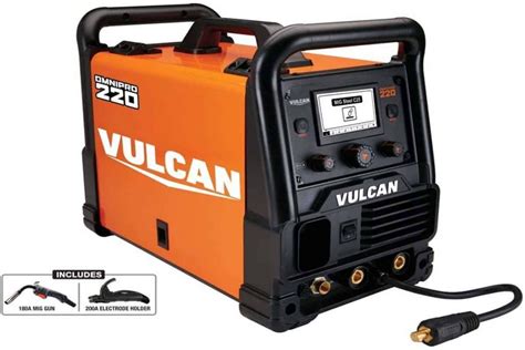 Vulcan omnipro 220. The OMNIPRO™ 220 Industrial Multiprocess Welder is a top of the line multiprocess welder that is lightweight, powerful and intuitive. ... Vulcan OMNIPRO 220 Industrial Multiprocess Welder with 120/240V Input. Condition: New New. Quantity: 2 available. Price: US $999.99. $41.66 for 24 months with PayPal Credit* 