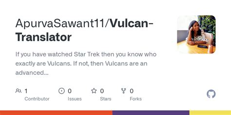 Vulcan translator. .  ...