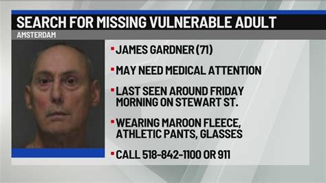 Vulnerable adult missing out of Amsterdam