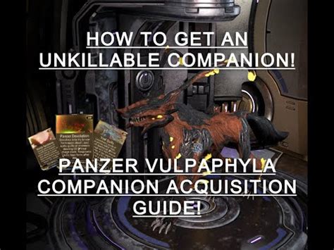 Vulpaphyla guide. Once considered the best companion in the game, the invincible [ Panzer Vulpaphyla] has taken quite a hit from the rework. Now that all companions are unable to die, the main selling point of the Panzer is gone. [ Viral Quills] is still a great ability but other companions can spread viral too. Overall, I cannot recommend this companion anymore ... 
