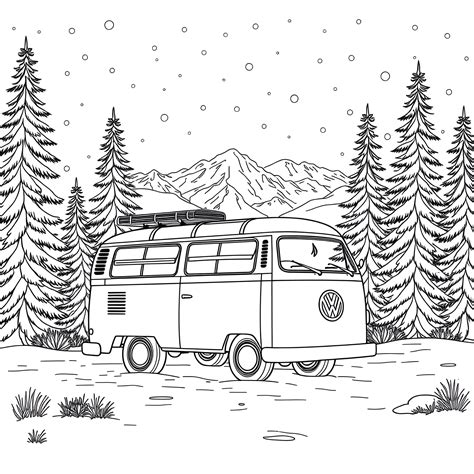 Vw Bus Coloring Pages