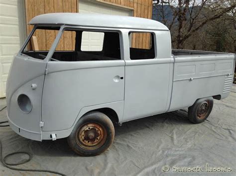 Posted 19 days ago 1985 Volkswagen Double Cab Transporter Truck aka Doka - $25,000 (Longmont) © craigslist - Map data © OpenStreetMap google map 1985 VW Transporter Doka condition: excellent cylinders: 4 cylinders drive: rwd fuel: gas odometer: 160000 paint color: white title status: clean transmission: manual type: other. 