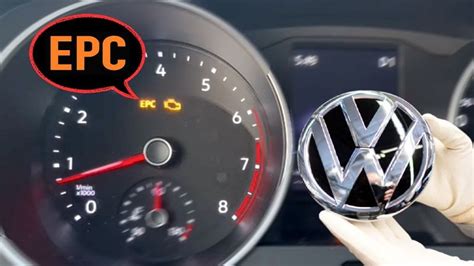 Vw epc light reset without scanner.  Wait a few minutes to allow the electronic systems ...