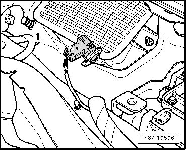 Vw tiguan air quality sensor location.  Remove the flange nuts -arrows- (2.  Senso...