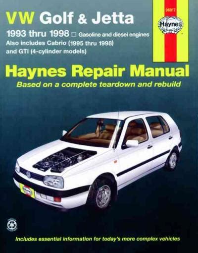 Vw volkswagen golf 1993 1999 workshop repair service manual. - Coleman mach air conditioner parts manual.