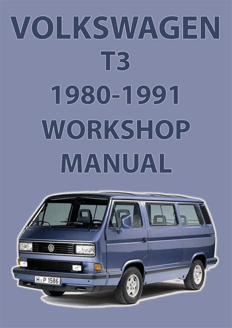 Vw volkswagen transporter syncro t3 vanagon workshop manual. - Nypd police communication technician study guide.