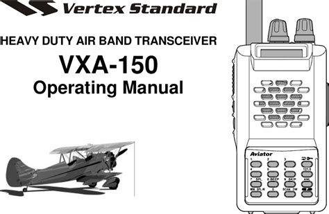 Vxa 1 Air Band Transceiver User Manual A A A Yaesu Musen