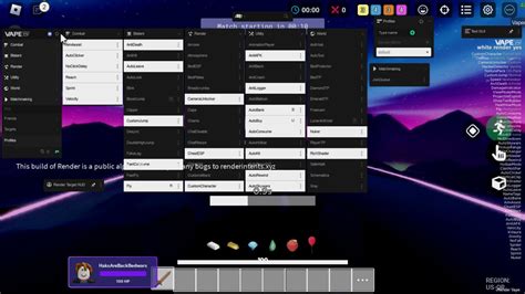Vxpe hacks. Besides just the modules, Vape has several other unique and convenient features. Internal GUI. Profiles. Friends. Text GUI. Target Info. Radar. Like steroids for Roblox. Vape includes the highest quality Roblox ghost client features, … 