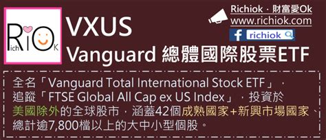 Vanguard Total International Stock ETF (VXUS) - Find objective, share price, performance, expense ratio, holding, and risk details. . 