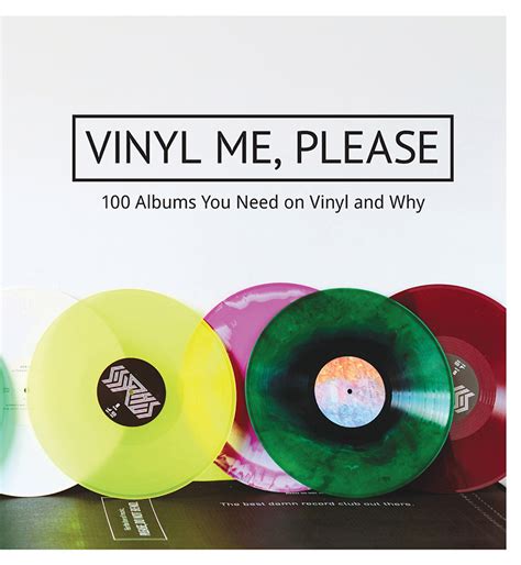 Vynl me please. Vinyl Me, Please is a record of the month club. The best damn record club, in fact. Our goal is to be the greatest music company ever, and to make your life even more awesome than it already is. We do this by not only sending you great music, but by also offering an amazing experience every month. 