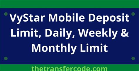 Vystar mobile deposit limit. Things To Know About Vystar mobile deposit limit. 